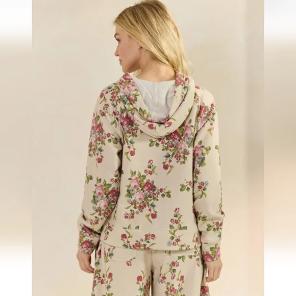 Floral Hoodie CHOOSE SIZE New - Picture 3 of 6